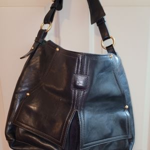 Heavy Leather shoulder bag. Authentic